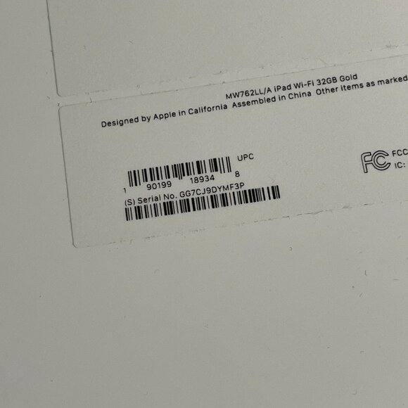 Apple iPad 7th Generation A2197 32GB Wi-Fi 10.2in Rose Gold + Pencil 1st Gen - Picture 9 of 9